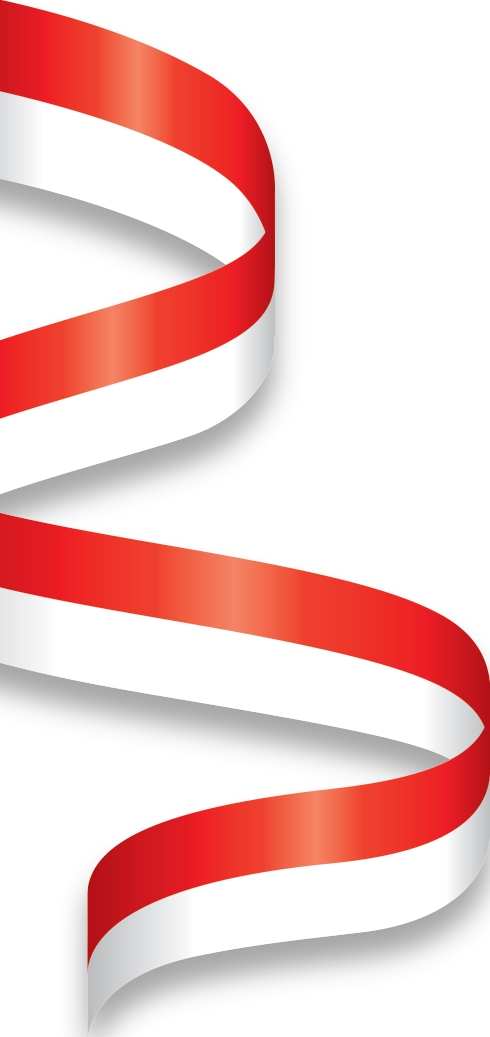 Pita Bendera Merah Putih Png  Bendera Indonesia Vector  Pita Merah